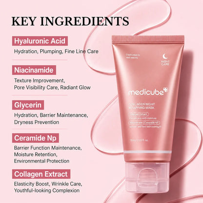 Medicube Collagen Overnight Wrapping Peel Off Facial Mask